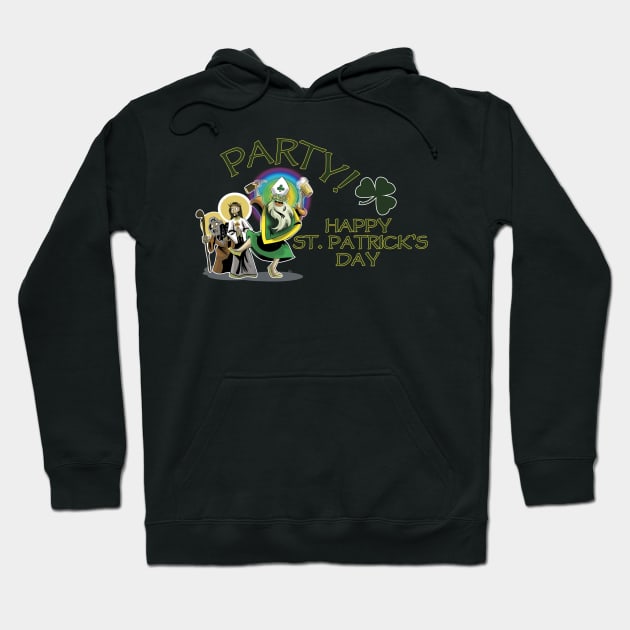 St. Patrick's Party Hoodie by lytlethelemur